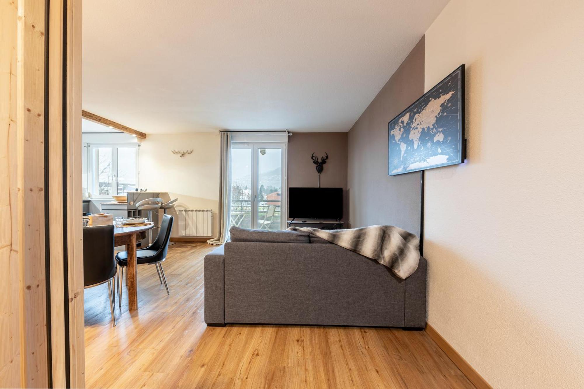 Les Cedres Bleus Apartment Albertville Bagian luar foto