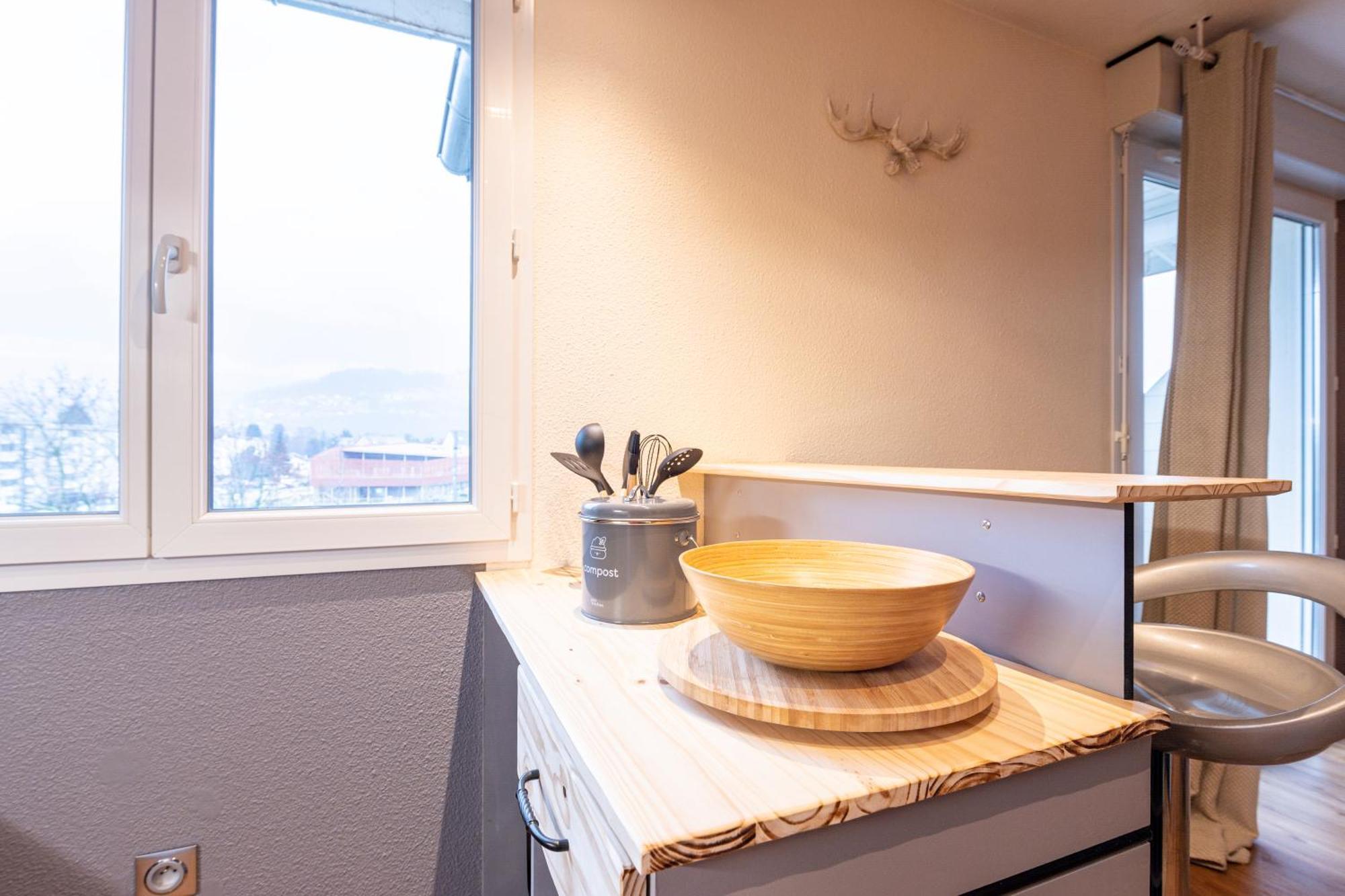 Les Cedres Bleus Apartment Albertville Bagian luar foto